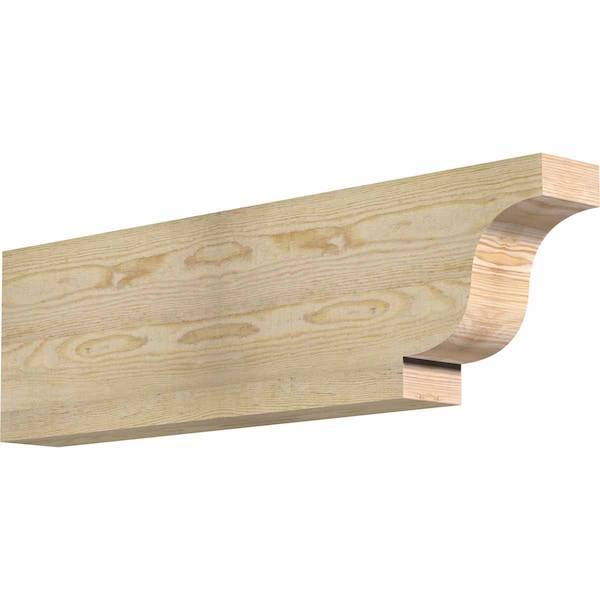 Ekena Millwork Newport Rough Sawn Rafter Tail, Douglas Fir, 4"W x 10"H x 36"L RFT04X10X36NEW00RDF - main